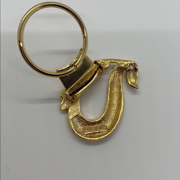 M JENT vintage scarf clip swan shape - Picture 6 of 10